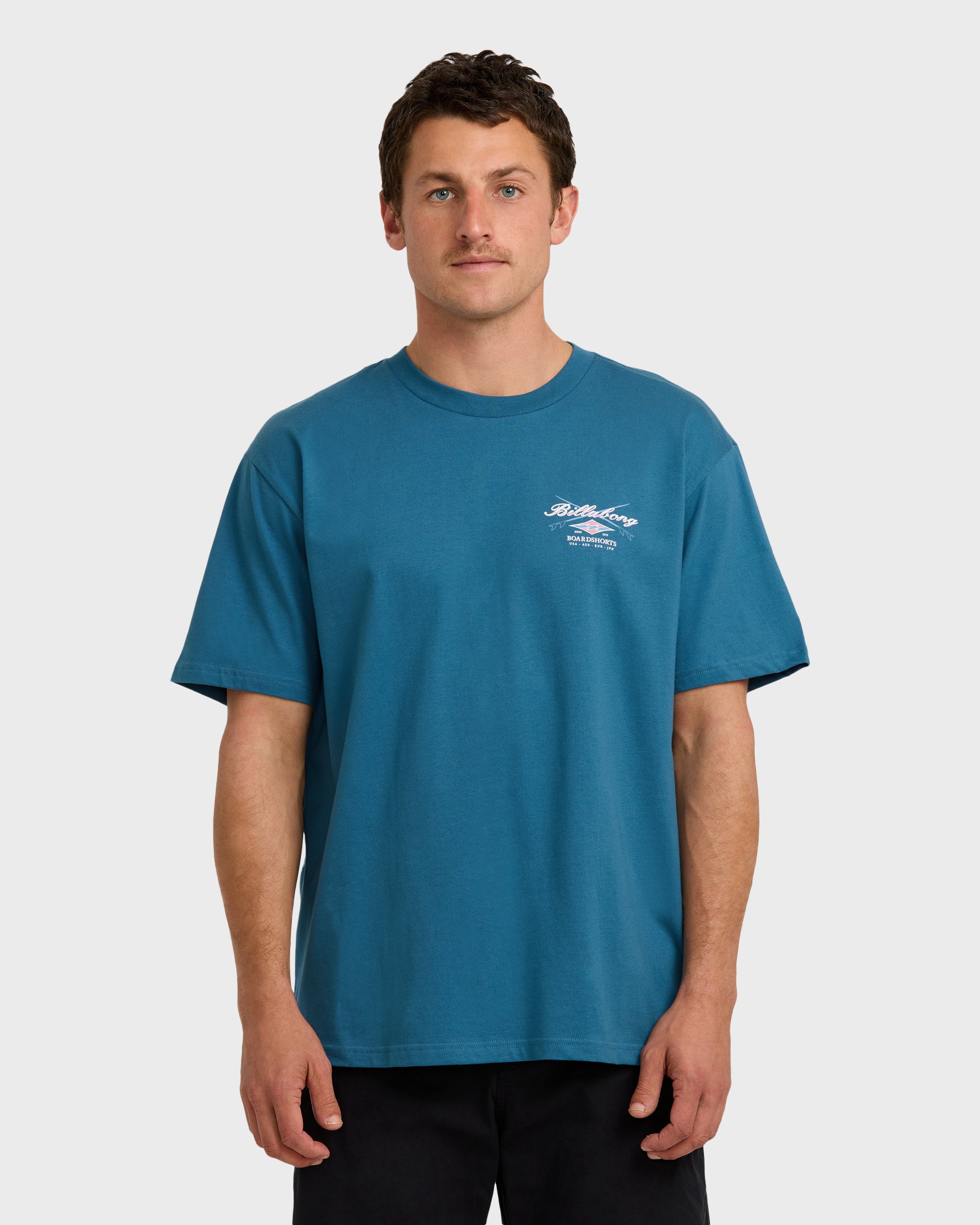 Crossboards Short Sleeve T-Shirt - Chino- Real Teal