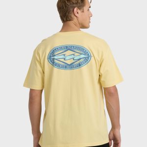 Rotor Diamond Regular Short Sleeve T-Shirt - Golden Yellow