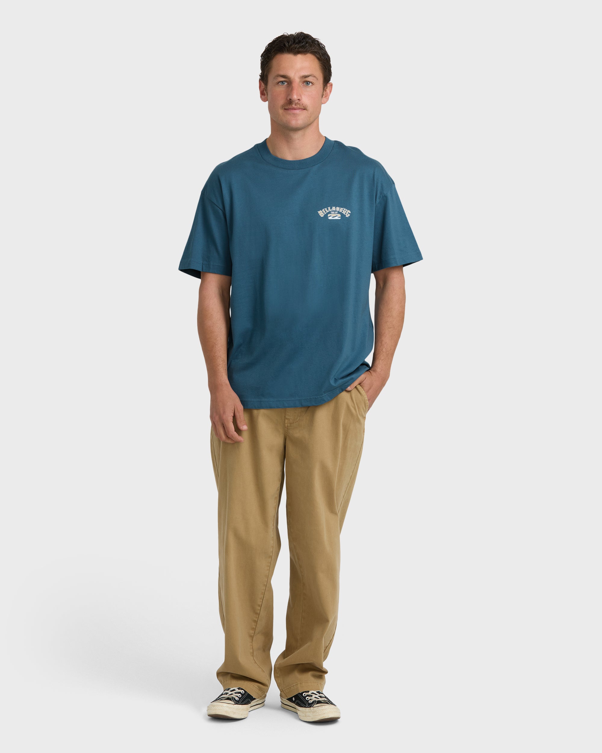 Heritage Arch OG Short Sleeve T-Shirt - Real Teal - Image 3
