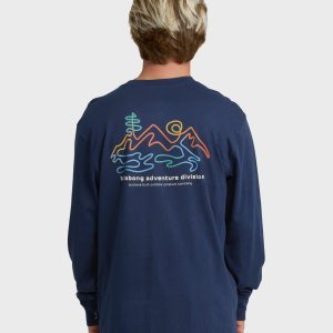 Range Adiv Premium Long Sleeve T-Shirt - Dark Blue