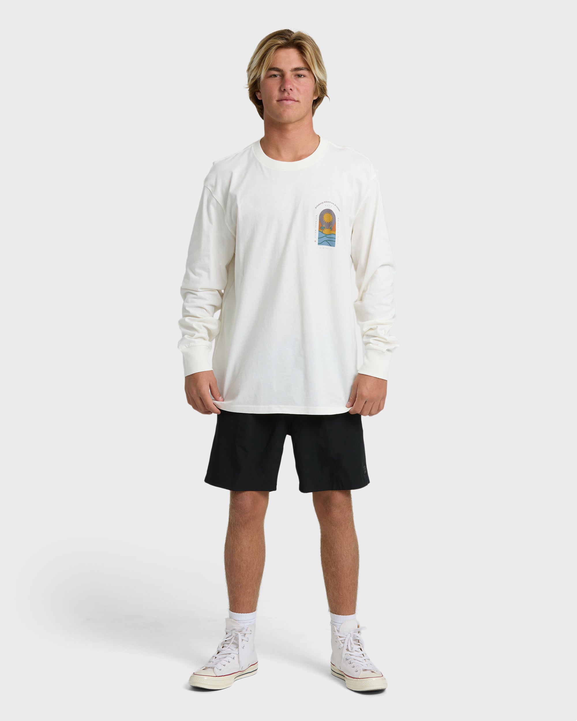 New View Adiv Premium Long Sleeve T-Shirt - Off White - Image 4