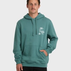 Short Sands Pullover Hoodie - Sage Green