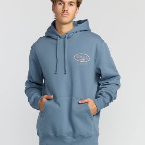 Short Sands Pullover Hoodie - Steel Blue