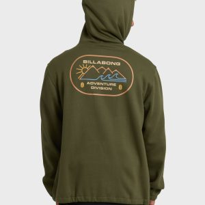Compass Pullover Hoodie - Winter Moss