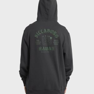 Island Chain Hawaii Pullover Hoodie - Black