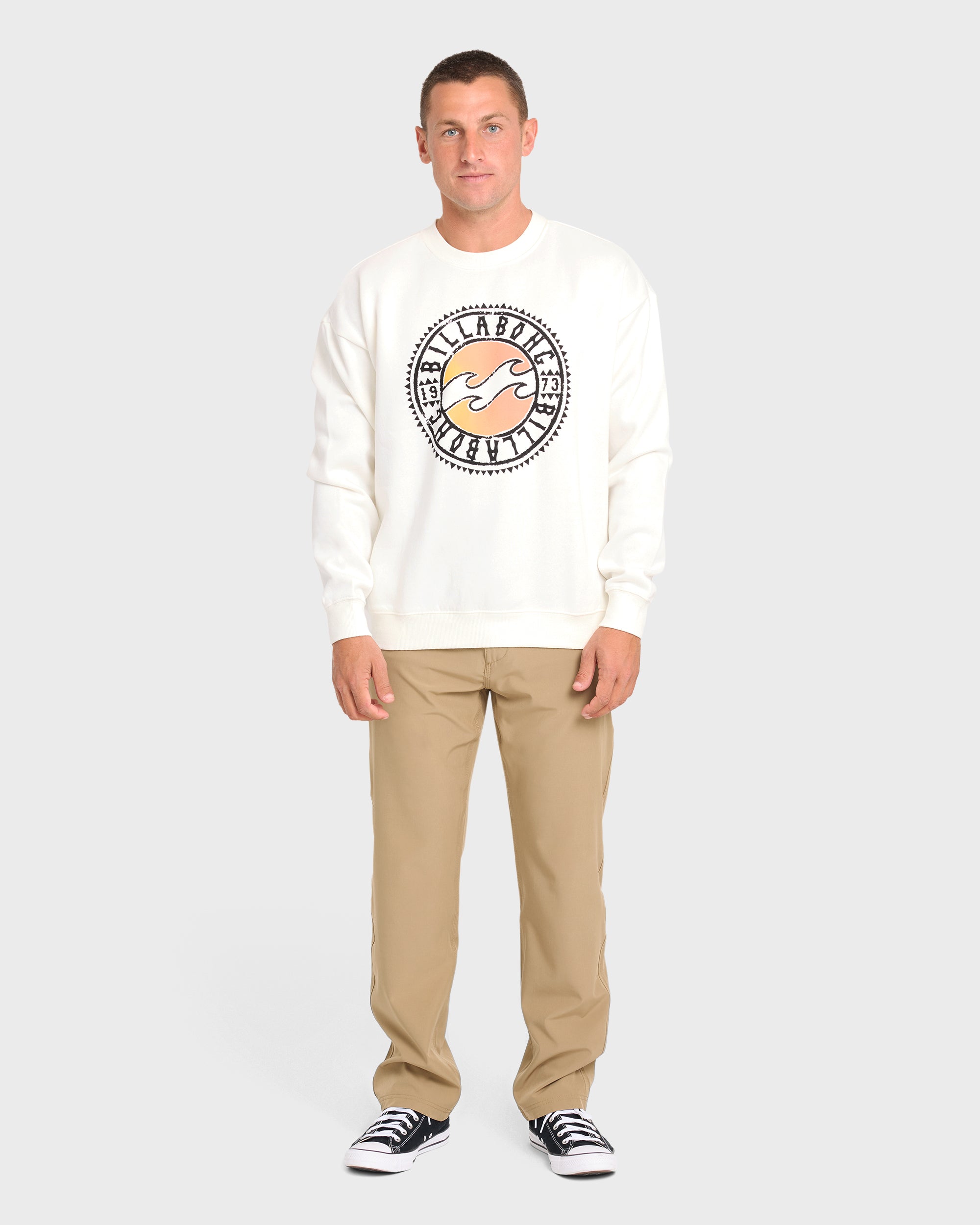 Range Crewneck Sweatshirt - Star White - Image 4