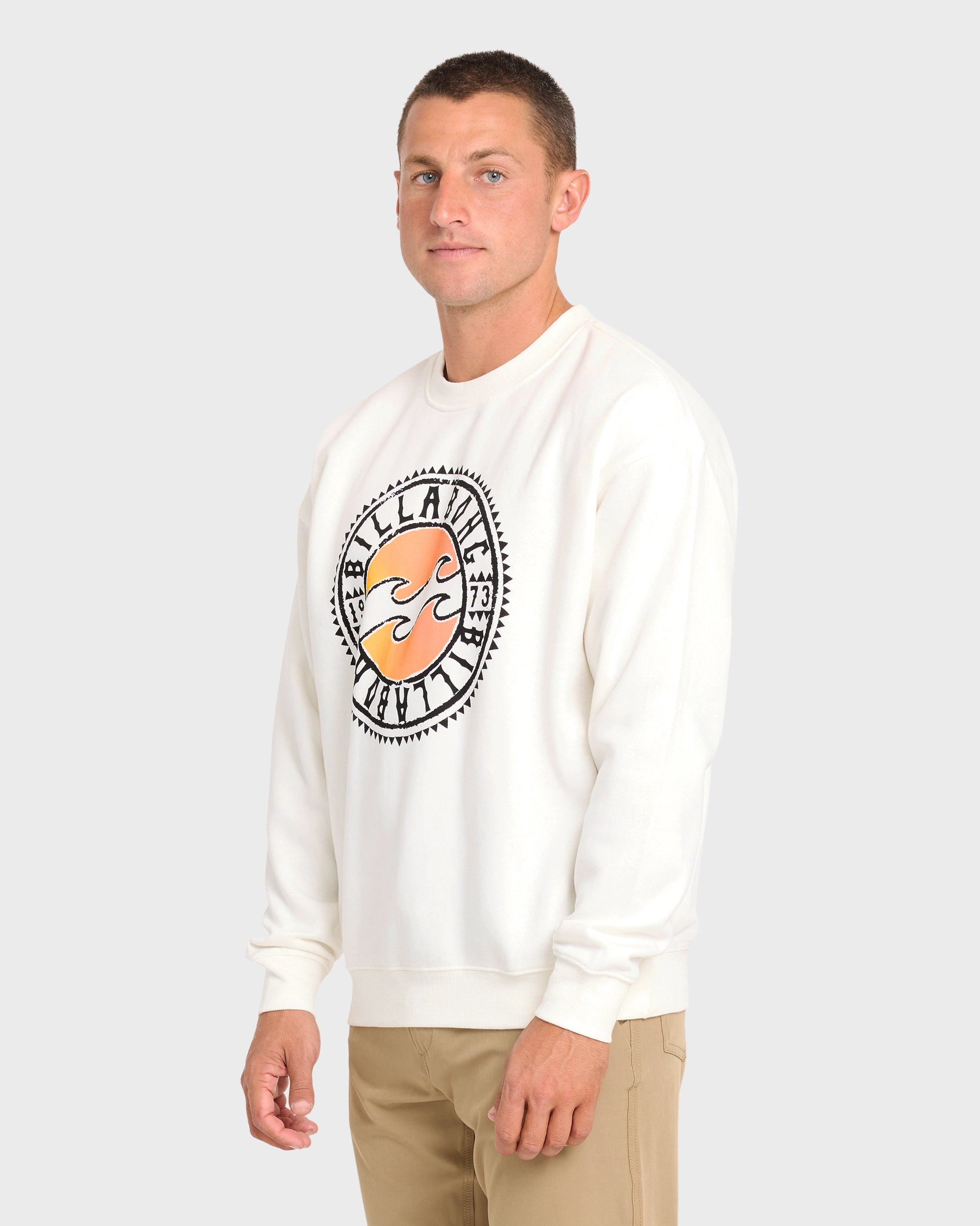 Range Crewneck Sweatshirt - Star White - Image 3
