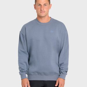 Rhodes Crewneck Sweatshirt - Denim Chambray
