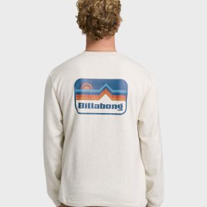 Compass Crewneck Sweatshirt - Oatmeal Heather.