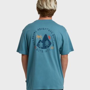 Rockies Adiv Premium Short Sleeve T-Shirt - Vintage Blue