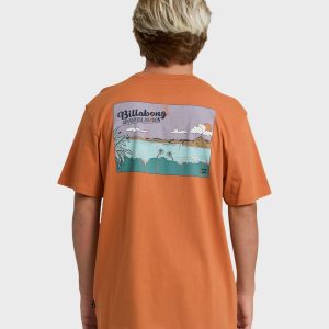 Post Cards Adiv Premium Short Sleeve T-Shirt - Dusty Orange