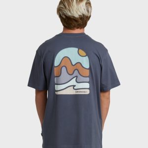 Sun Down Adiv Premium Short Sleeve T-Shirt - Graystone