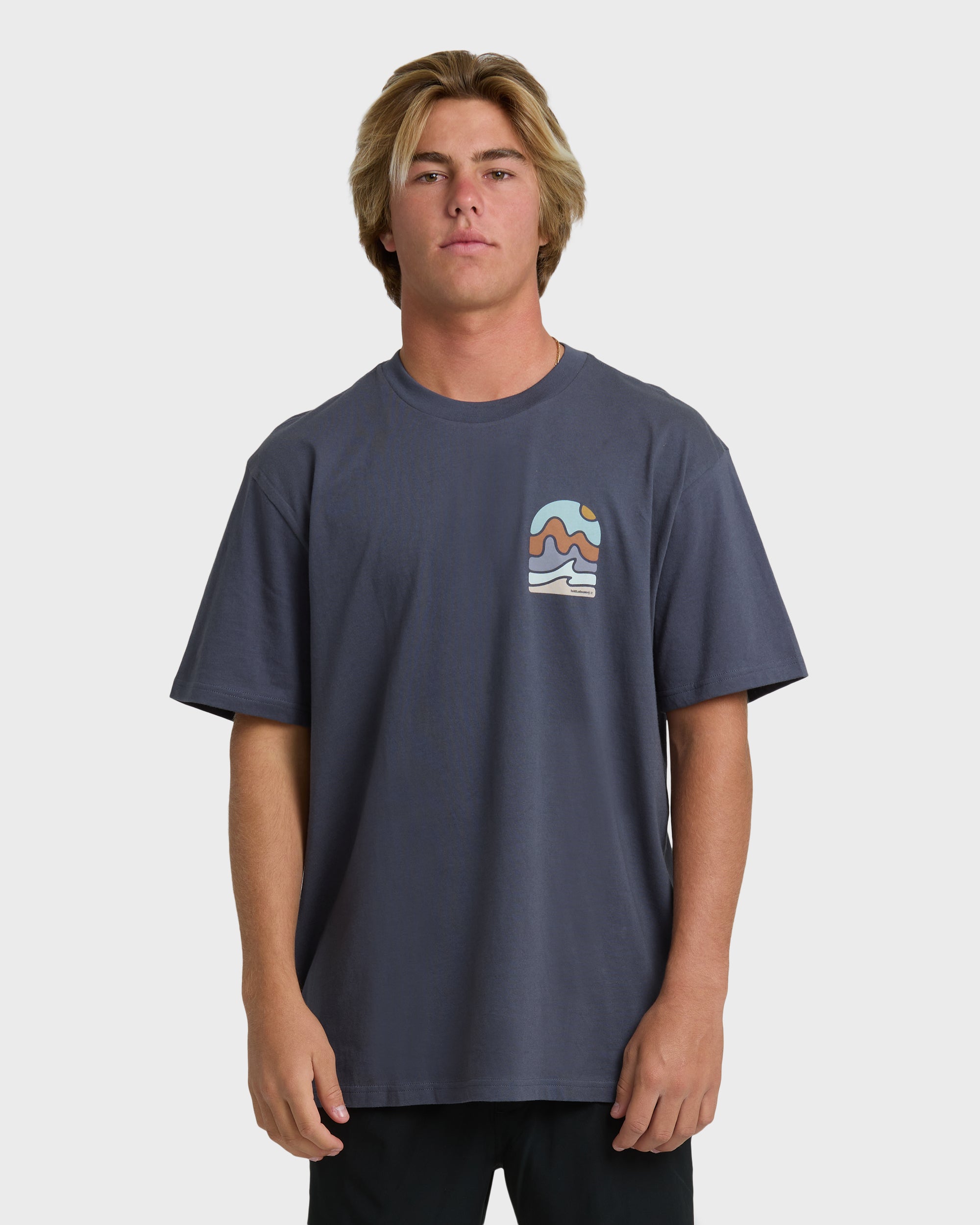 Sun Down Adiv Premium Short Sleeve T-Shirt - Graystone - Image 2