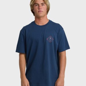 Agave Adiv Premium Short Sleeve T-Shirt - Dark Blue