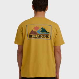 A/Div Range Short Sleeve T-Shirt - Mustard
