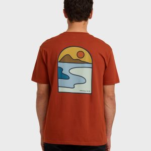 A/Div Sundown Short Sleeve T-Shirt - Brick