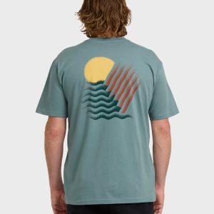 Canyons Regular Short Sleeve T-Shirt - Sea Blue