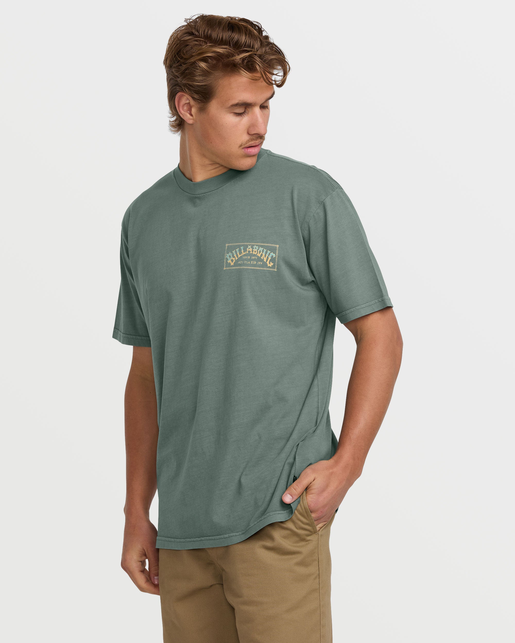 Original Arch Premium Wave Wash Tee - Dark Slate - Image 3