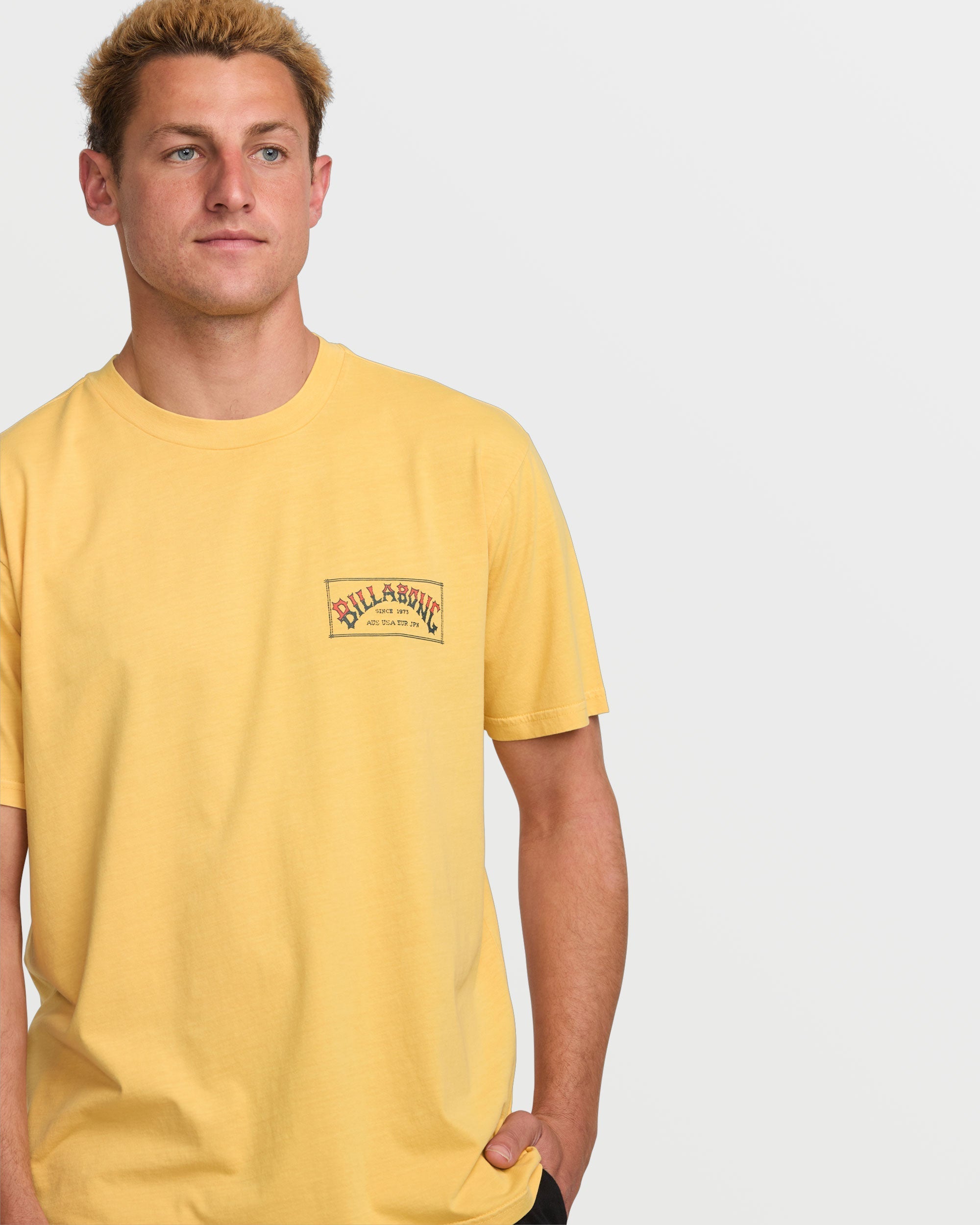 Original Arch Premium Wave Wash Tee - Vintage Gold - Image 4
