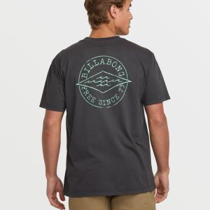 Big Dave Premium Wave Wash Short Sleeve Tee - Washed Black