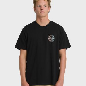 Hollow Premium Short Sleeve T-Shirt - Black