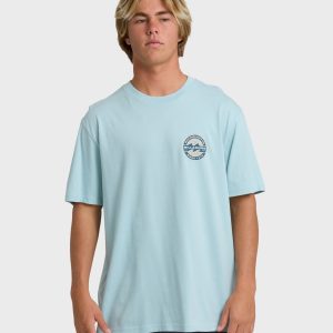 Hollow Premium Short Sleeve T-Shirt - Dusty Blue
