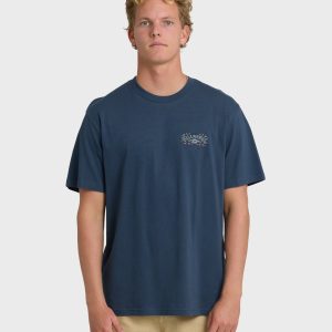 Heritage Arch Premium Short Sleeve T-Shirt - Dark Denim