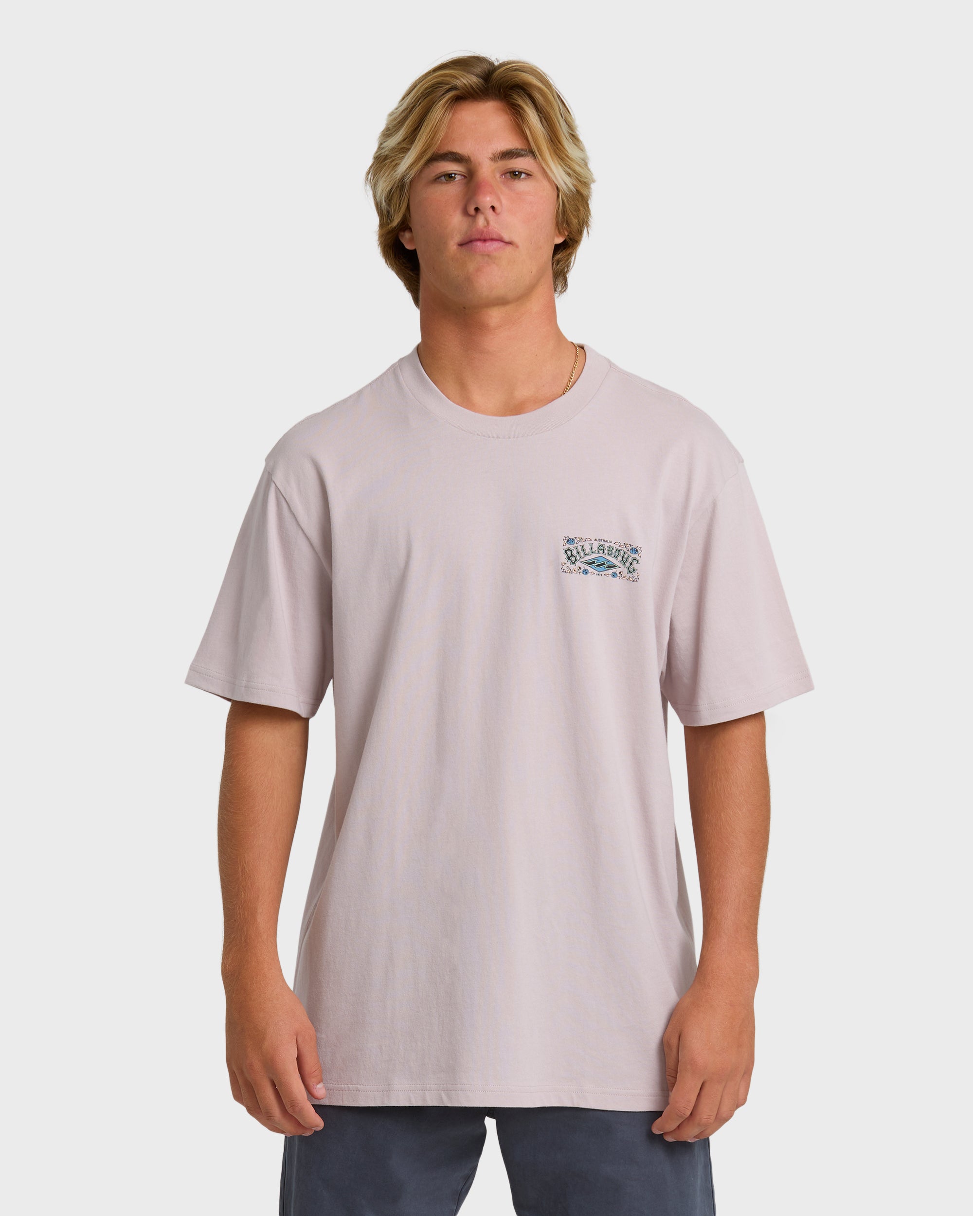 Heritage Arch Premium Short Sleeve T-Shirt - Dusty Purple - Image 5