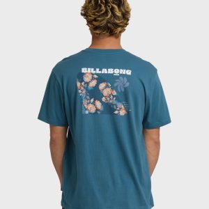 Single Fin Premium Short Sleeve T-Shirt - Real Teal