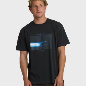 Night Surf Premium Short Sleeve T-Shirt - Black Vintage