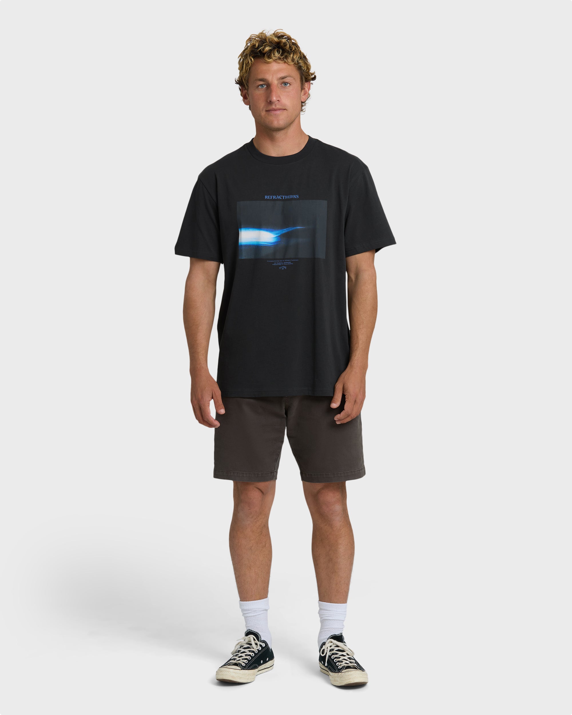 Night Surf Premium Short Sleeve T-Shirt - Black Vintage - Image 4