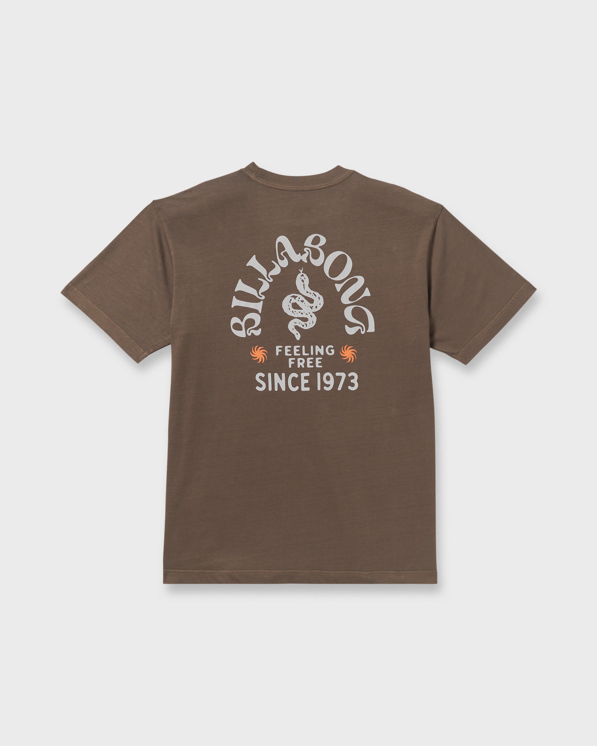 Coiled Premium Wave Wash Short Sleeve T-Shirt - Dark Brown - Image 7