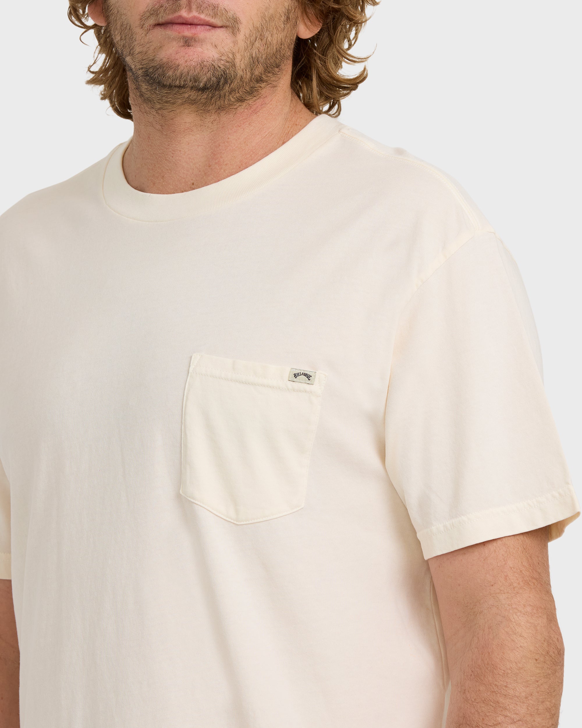 Essential Premium Wave Wash T-Shirt - Off White - Image 2