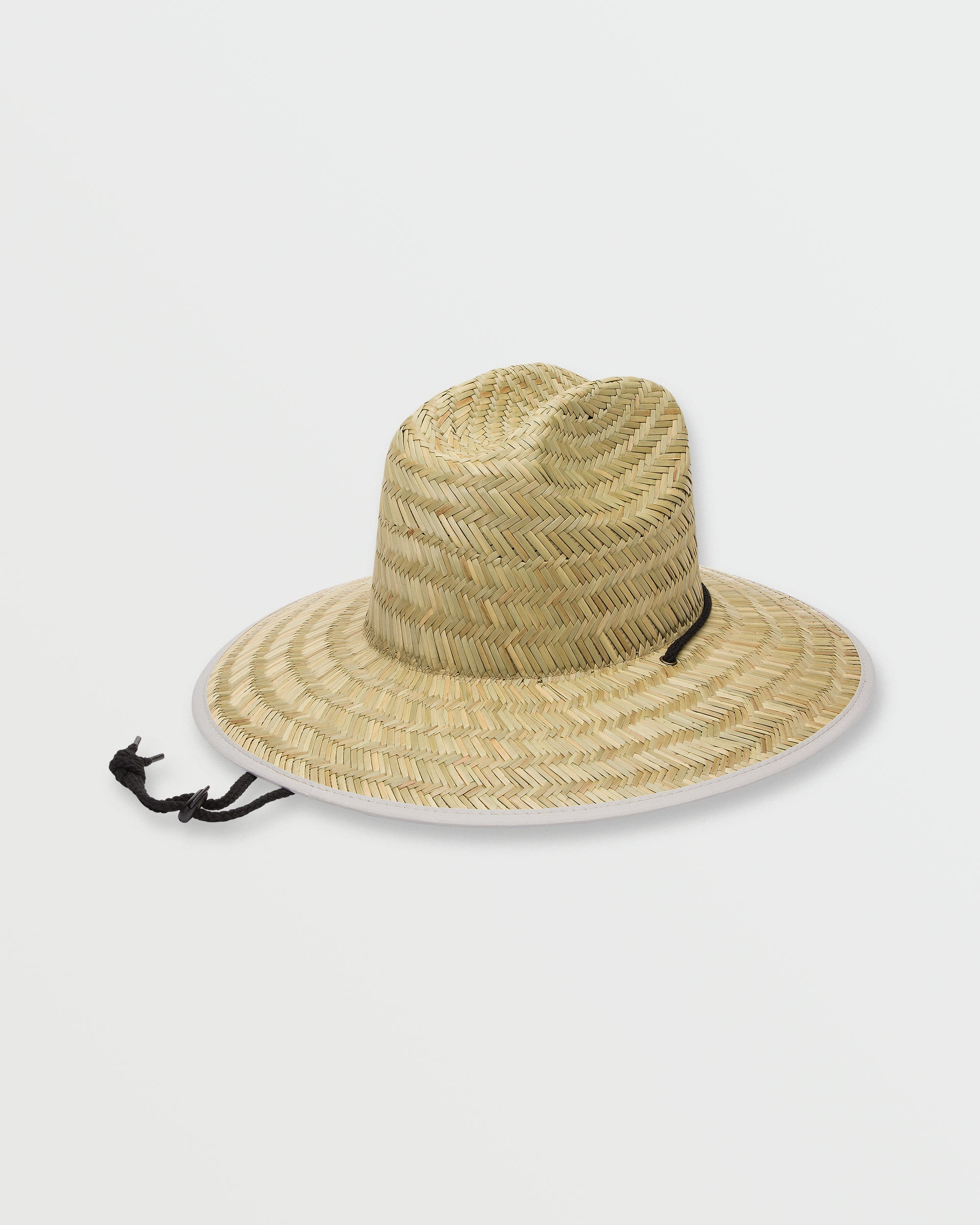 Tides Print Straw Hat - Deep Blue - Image 2