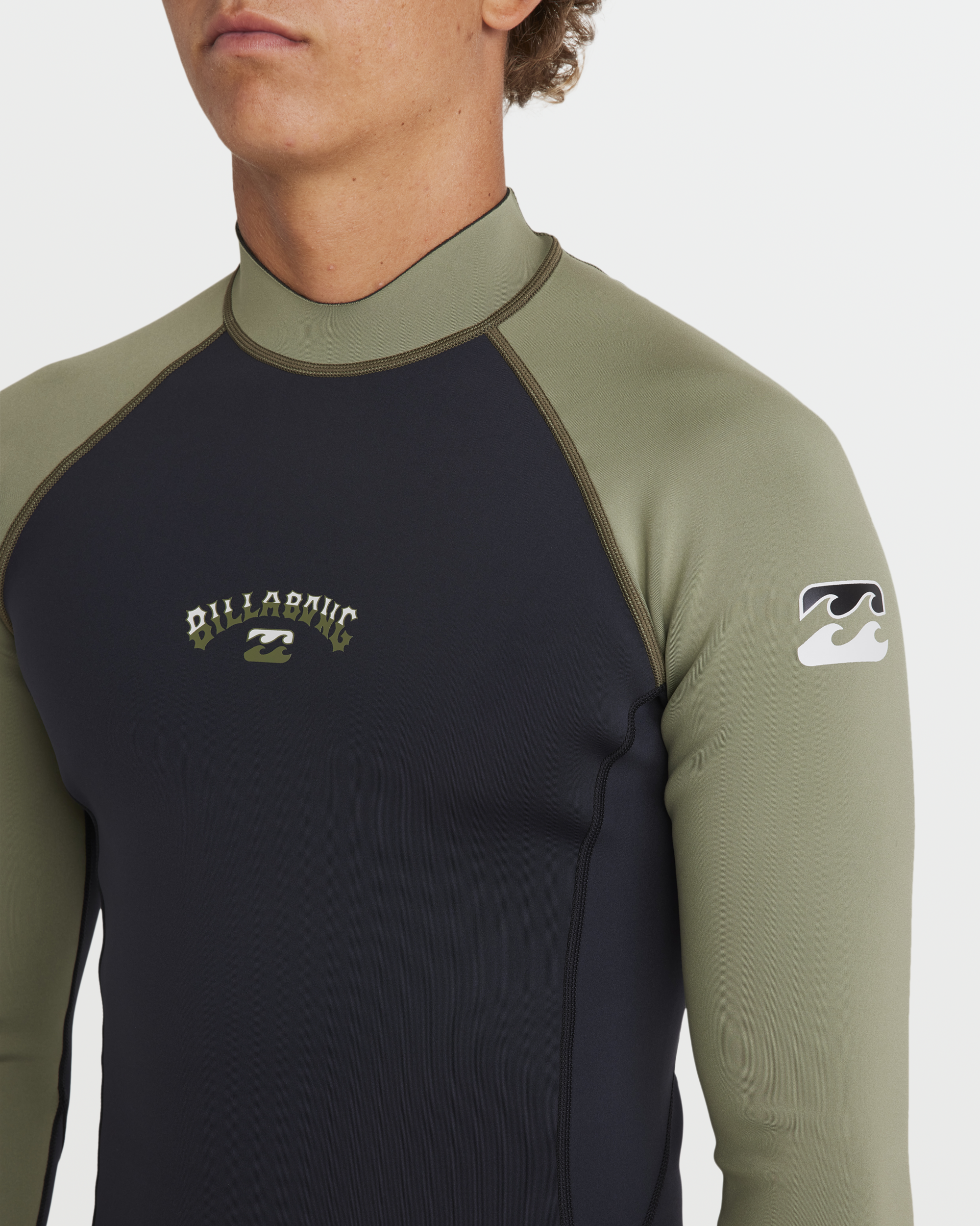 1mm Absolute Natural Long Sleeve Jacket - Military - Image 2
