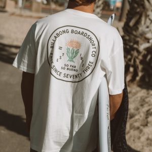 Desert Flower Regular Short Sleeve T-Shirt - Off White