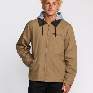 A/Div Barlow Hooded Jacket - Clay