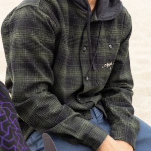 Baja Sur Flannel Shirt - Black