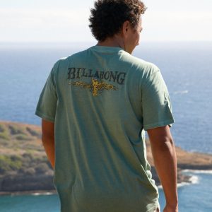 Pure Intentions Wave Washed Premium Short Sleeve T-Shirt - Sea Green