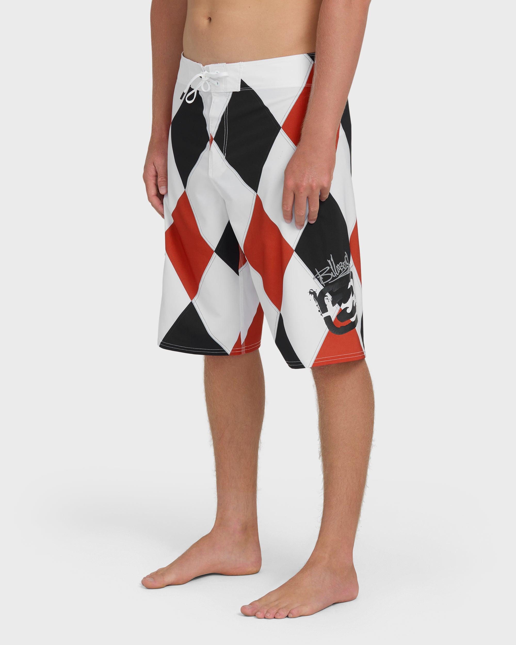 A.I. Diamonds Pro Boardshorts - True Red - Image 5
