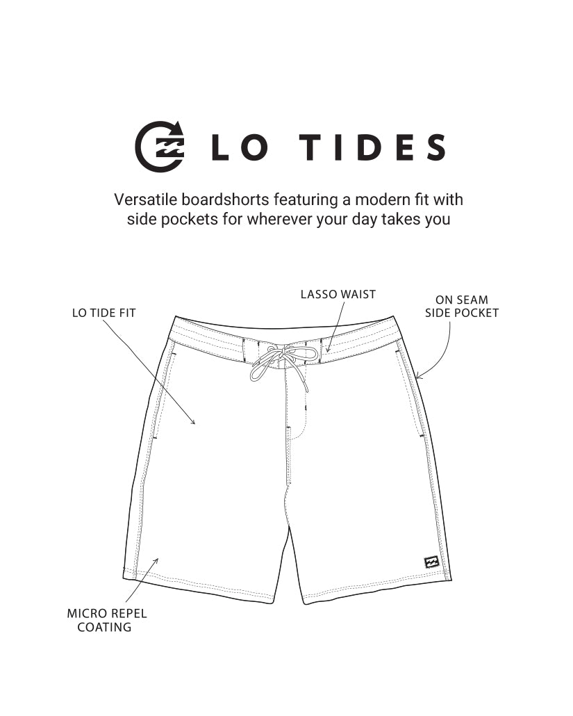 Spinner Lo Tide 19 Boardshorts - Washed Blue - Image 3