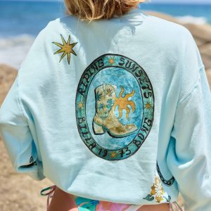 Sunset Rider Kendal Crewneck Sweatshirt - Clearwater