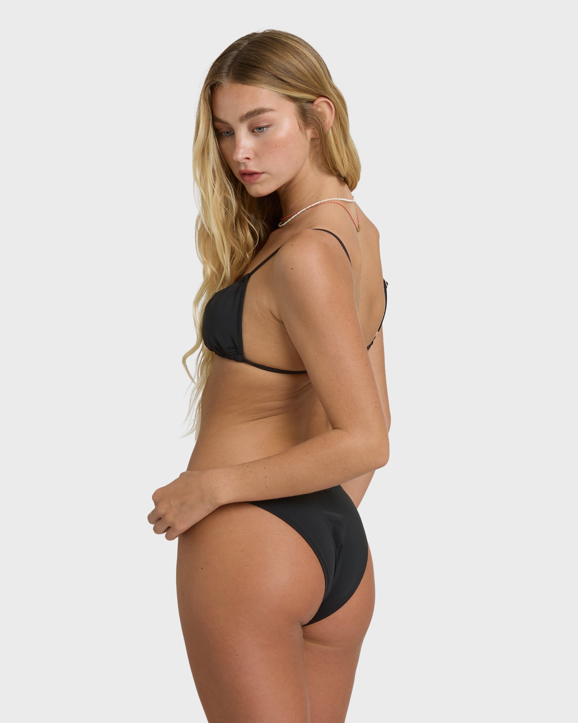 Sol Searcher Teagan Bralette Bikini Top - Black Pebble - Image 6