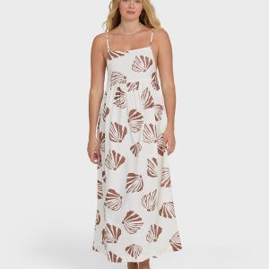 Undone Maxi Cover-Up Dress - Salt Crystal