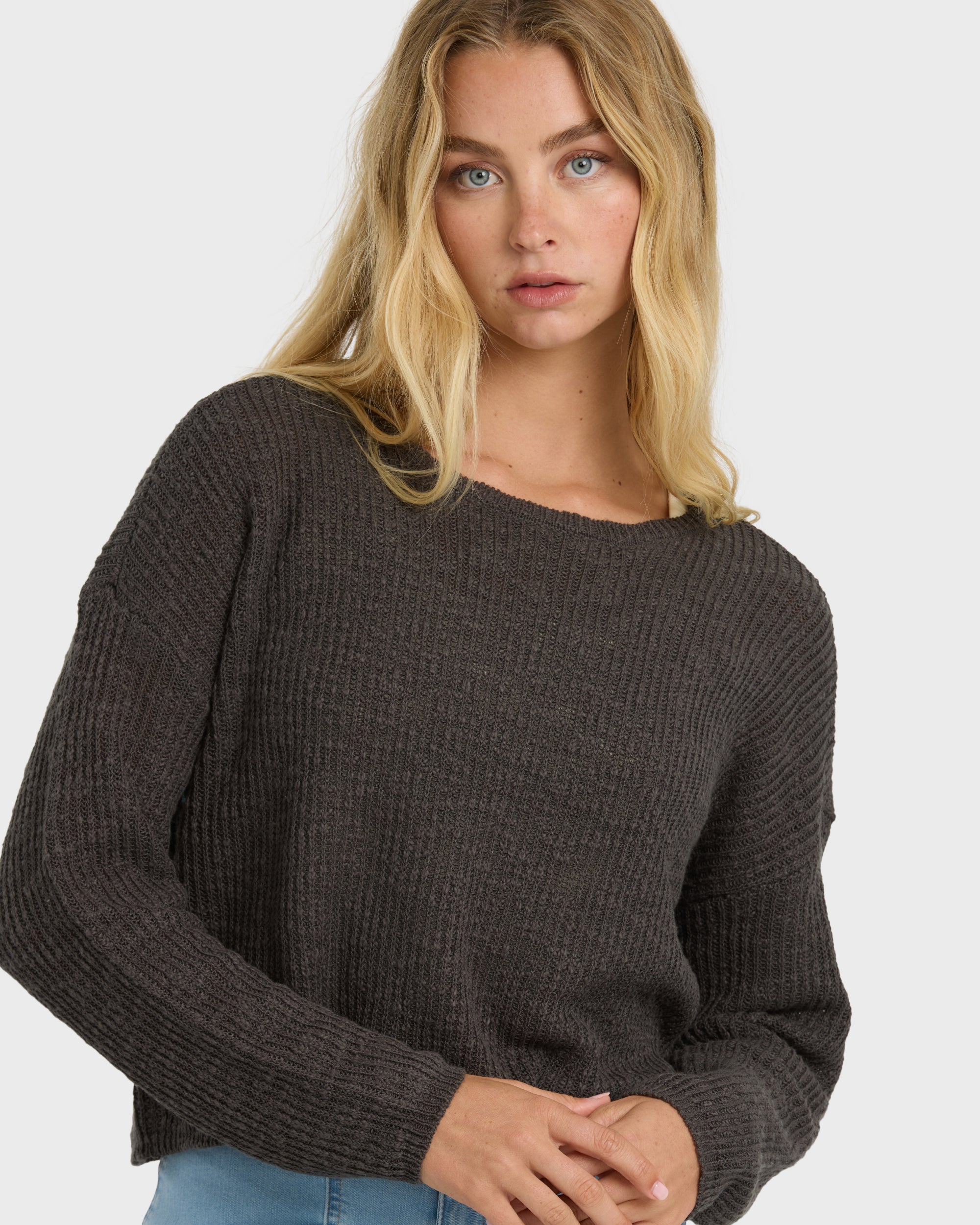 Daze Time Sweater - Black Sands - Image 2