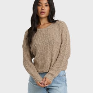 Daze Time Crewneck Sweater - Oatmeal