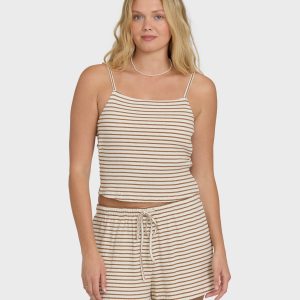Easy Livin Knit Shorts - Brown Stone