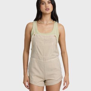 Wild Pursuit Solid Overalls - Oatmeal