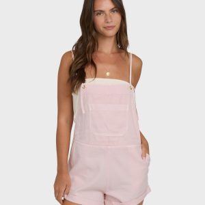Wild Pursuit Solid Overalls - Rosewater