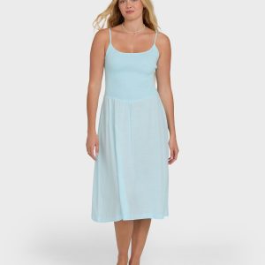 Hidden Cove Midi Dress - Clearwater
